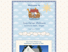 Tablet Screenshot of cozycornerchildcare.ms11.net